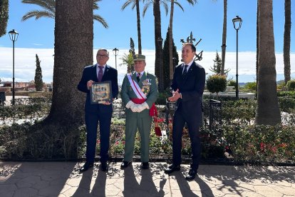 Inauguración del Monumento en Honor a la Legión Española.