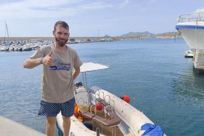 Daniel Salazar con su