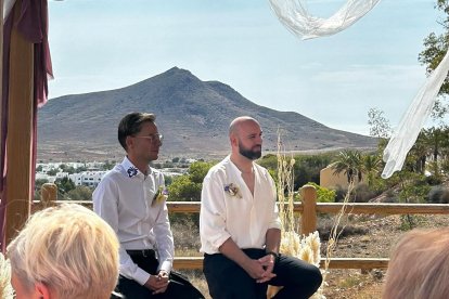 La boda del socialista Juan Francisco Colomina, en imágenes