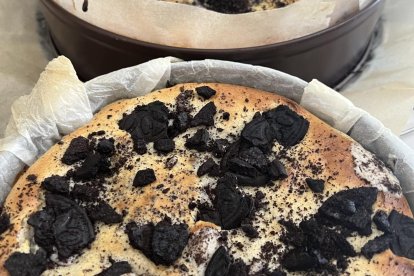 Tarta elaborada en Flor de Queso