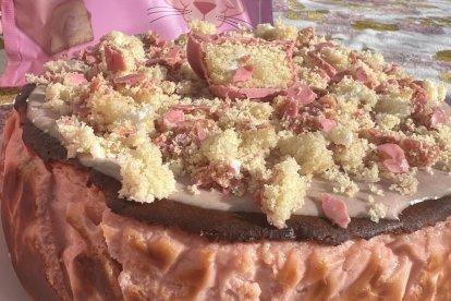 Tarta elaborada en Flor de Queso