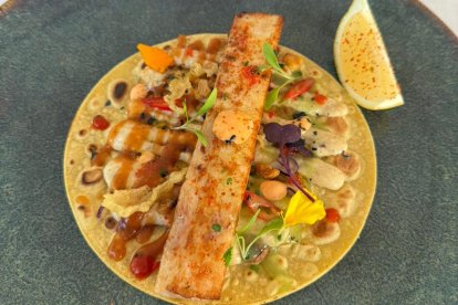 Taco de Pez Espada de El Nido.