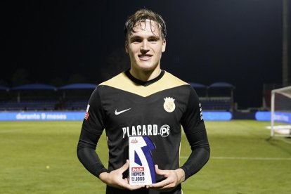 El MVP del último partido del FC Alverca contra Nacional. Marcó el gol de la victoria.