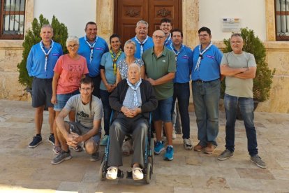 Homenaje dado por los Scouts a Santiago Maldonado en Albox.