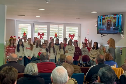 Representación en residencia de mayores.