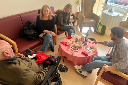 Cena navideña en la residencia de El Zapillo.