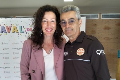 Con María del Mar Vázquez, alcaldesa de la ciudad.