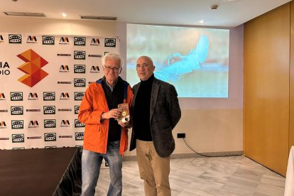 José Rivera Menéndez, ganador de la categoría fauna.