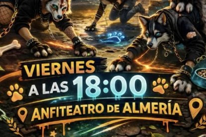 Cartel de la presunta quedada 'therian' en Almería.