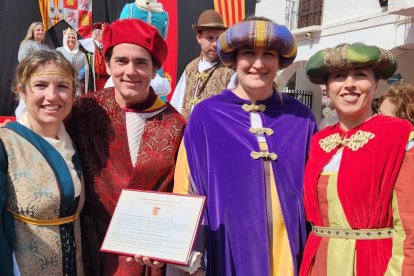 Los nuevos embajadores en Fiñana.