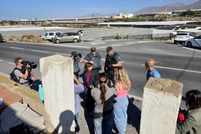 La Guardia Civil llega al lugar del tiroteo.