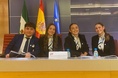 Los alumnos de CDP Portocarrero en Aguadulce.