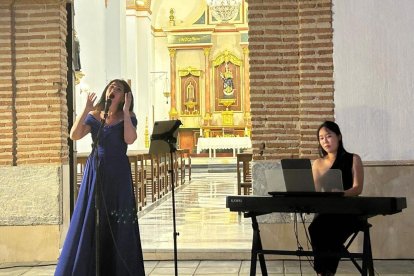 Anna Moog el año pasado en su concierto en el Cerro Montecristo.