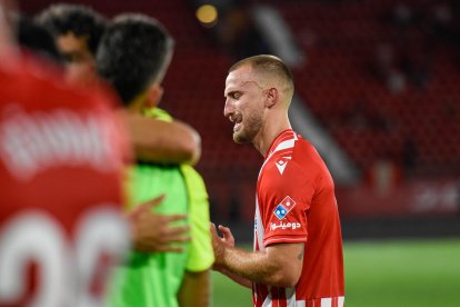 Ely llorando después de perder el ascenso contra el Málaga.