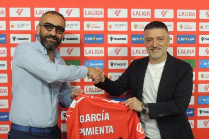Con ganas de llevar al Almería a Primera División.