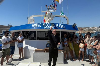 Bautismo del Nuevo Nicolás e Isabel en el puerto de Carboneras, por parte de Iván Checa