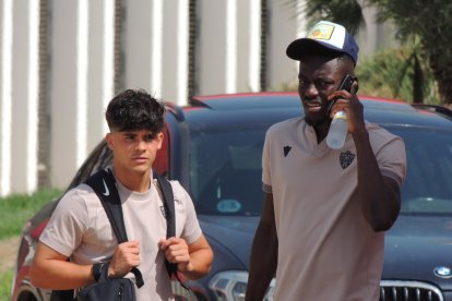 Quim y Baba antes de poner rumbo a la concentración de Marbella.