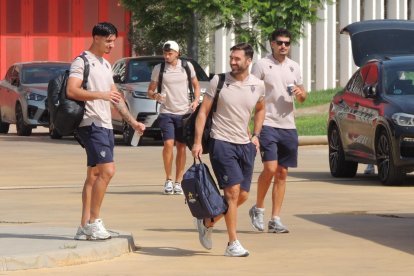Ismael Falcón también llegó este verano como preparador de porteros.