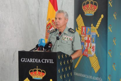 El coronel jefe, José Antonio Carvajal, fue el encargado de abrir la presentación.