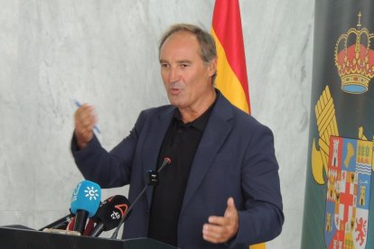 El concejal de Deportes, Antonio Jesús Casimiro, siempre en las actividades deportivas.
