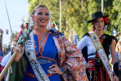Desfile de Moros y Cristianos en La Urbanización de Roquetas de Mar.