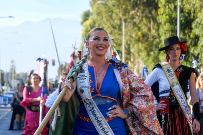 Desfile de Moros y Cristianos en La Urbanización de Roquetas de Mar.