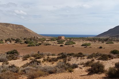 Vistas desde el cerro en el monte en el que se encuentra el Molino de La Unión.