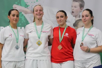 Gabriele Karnaciuk, campeona de Kárate en Andalucía.
