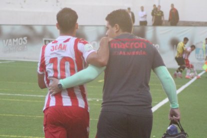 En el partido frente al Cantoria se produjo la grave lesión de rodilla.