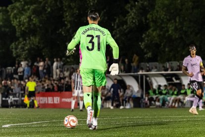 Yaakobishvili fue el mejor del partido salvando al Almería de la eliminación.