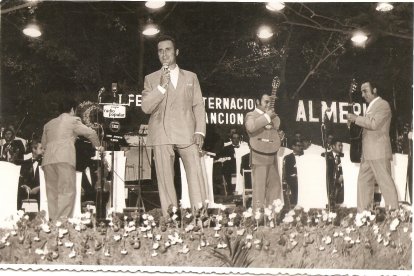 Manolo Escobar intervino en Almería en el Festival Internacional de la Canción.