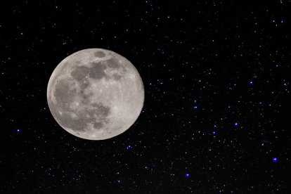 Una Superluna como la que se verá esta madrugada en una imagen de Meteored.