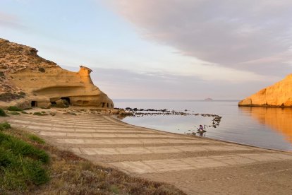 La playa de Cocedores se encuentra justo en la frontera entre Pulpí y Águilas.