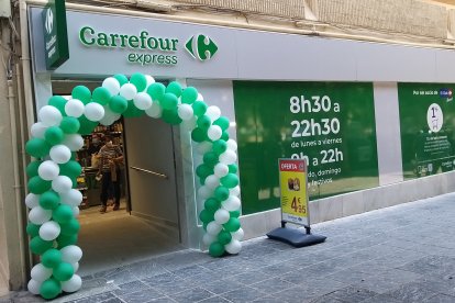 Tienda de Carrefour Express de nueva apertura en la Rambla.