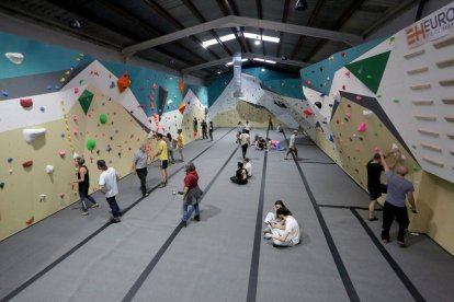 Vista de la nave de escalada de Climbbox