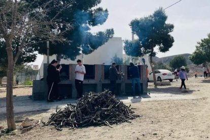 Zona del Merendero de Benahadux donde se celebra el Jueves Lardero.