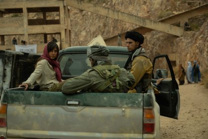 Una secuencia de La Unidad Kabul rodada en las minas de Rodalquilar. Foto: María Heras.