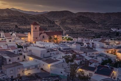 Vista panorámica de Lucainena de las Torres.