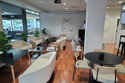 Imagen del interior de la nueva cafetería Qala.