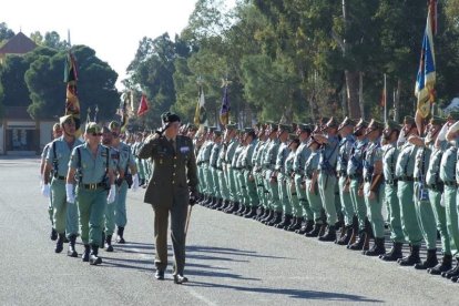 La Brigada de la Legión recuerda el Combate de Edchera, el acto militar estuvo presidido por el general de división, jefe de las Fuerzas L