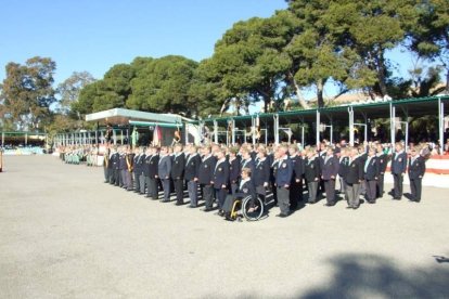 La Brigada de la Legión recuerda el Combate de Edchera, el acto militar estuvo presidido por el general de división, jefe de las Fuerzas L