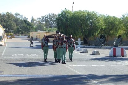 La Brigada de la Legión recuerda el Combate de Edchera, el acto militar estuvo presidido por el general de división, jefe de las Fuerzas L