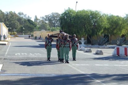 La Brigada de la Legión recuerda el Combate de Edchera, el acto militar estuvo presidido por el general de división, jefe de las Fuerzas L