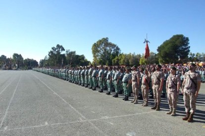 La Brigada de la Legión recuerda el Combate de Edchera, el acto militar estuvo presidido por el general de división, jefe de las Fuerzas L