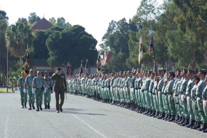 La Brigada de la Legión recuerda el Combate de Edchera, el acto militar estuvo presidido por el general de división, jefe de las Fuerzas L