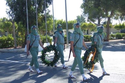 La Brigada de la Legión recuerda el Combate de Edchera, el acto militar estuvo presidido por el general de división, jefe de las Fuerzas L