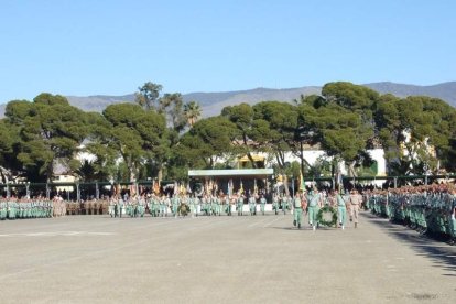 La Brigada de la Legión recuerda el Combate de Edchera, el acto militar estuvo presidido por el general de división, jefe de las Fuerzas L