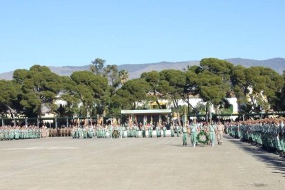 La Brigada de la Legión recuerda el Combate de Edchera, el acto militar estuvo presidido por el general de división, jefe de las Fuerzas L