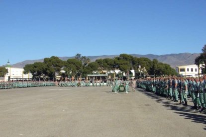 La Brigada de la Legión recuerda el Combate de Edchera, el acto militar estuvo presidido por el general de división, jefe de las Fuerzas L