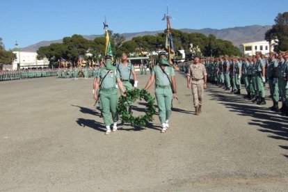 La Brigada de la Legión recuerda el Combate de Edchera, el acto militar estuvo presidido por el general de división, jefe de las Fuerzas L